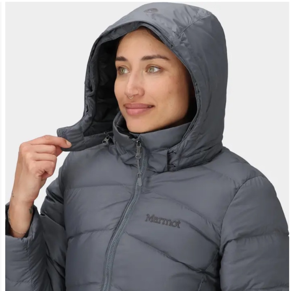 Marmot Montreal Down Park (no fur) Women's Charcoal Puffer Jacket Medium